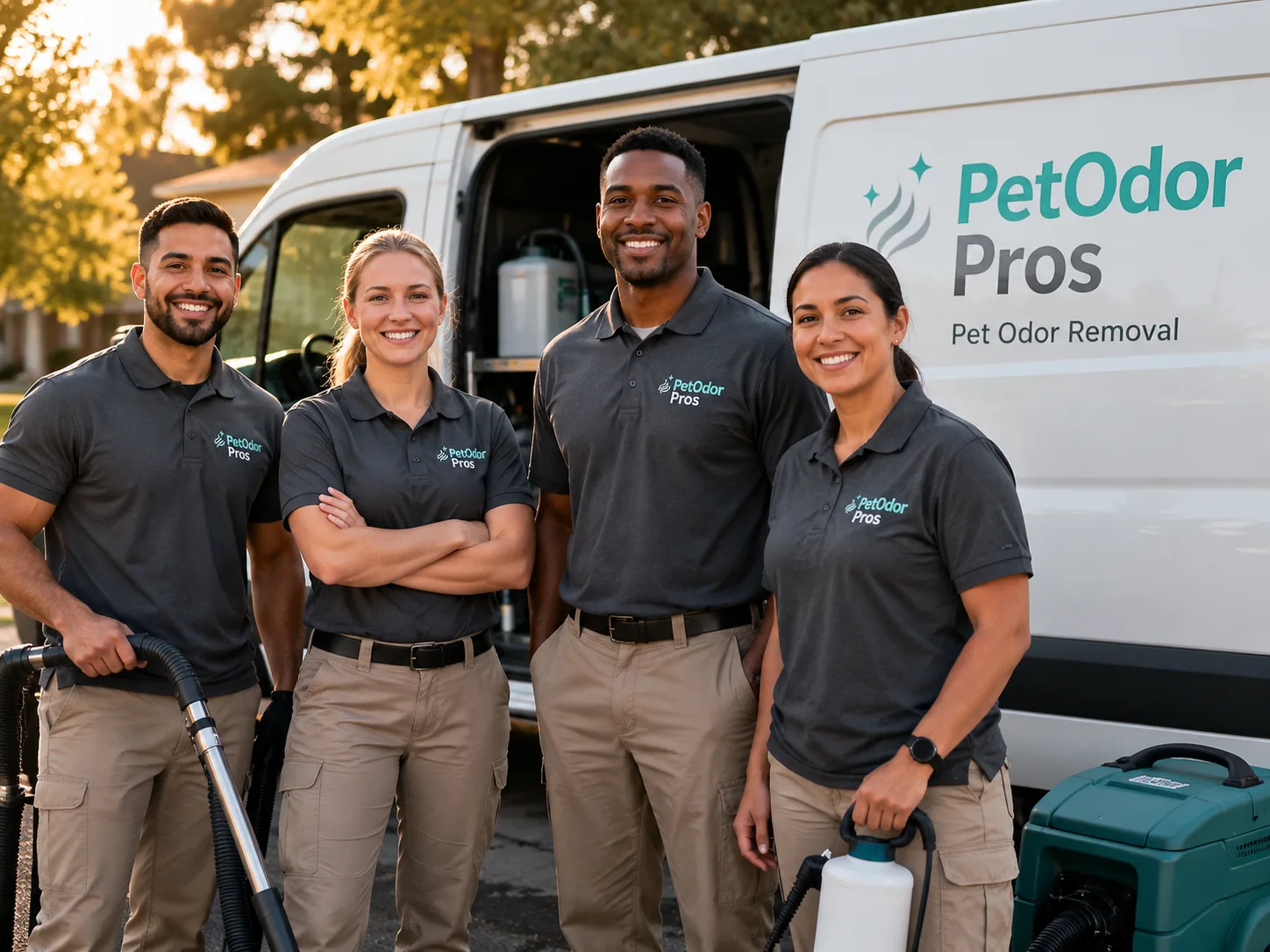 Pet Odor Removal team serving Herald, CA
